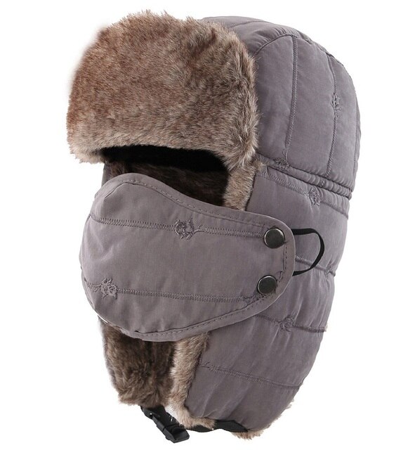 Trapper Hat with Removable Mask