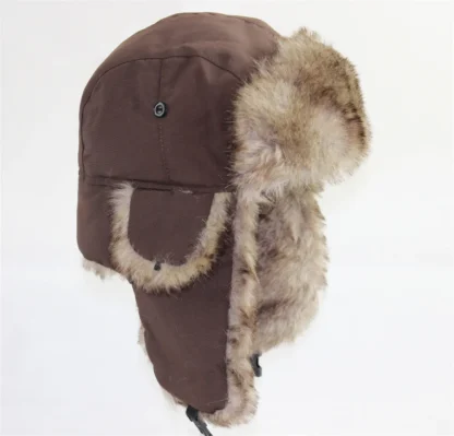 Warm Aviator Trapper Hat - Image 4